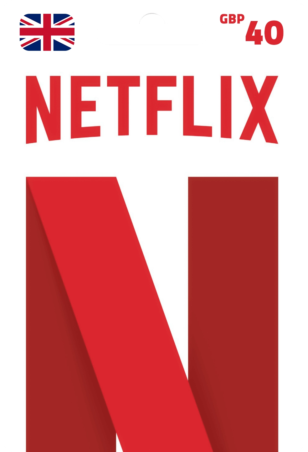 Netflix Gift Card 40 GBP Key - UK  for sale in Egypt from Games2Egypt