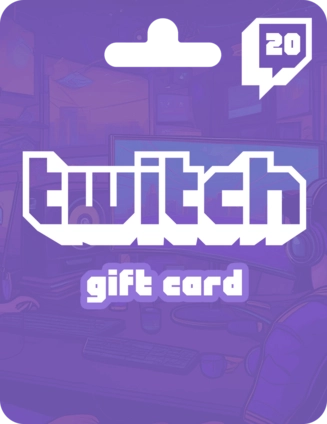 Twitch Gift Card 20 USD Key United States (USA)