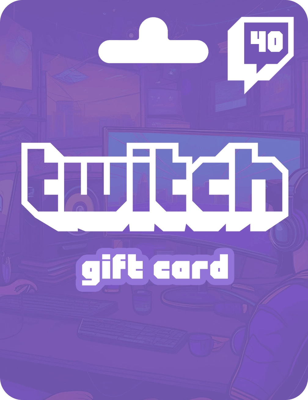 Twitch Gift Card 40 USD Key United States (USA)  for sale in Egypt from Games2Egypt