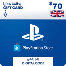 PSN CARD 70 [PSN Code - UK account] -  for sale in Egypt from Games2Egypt