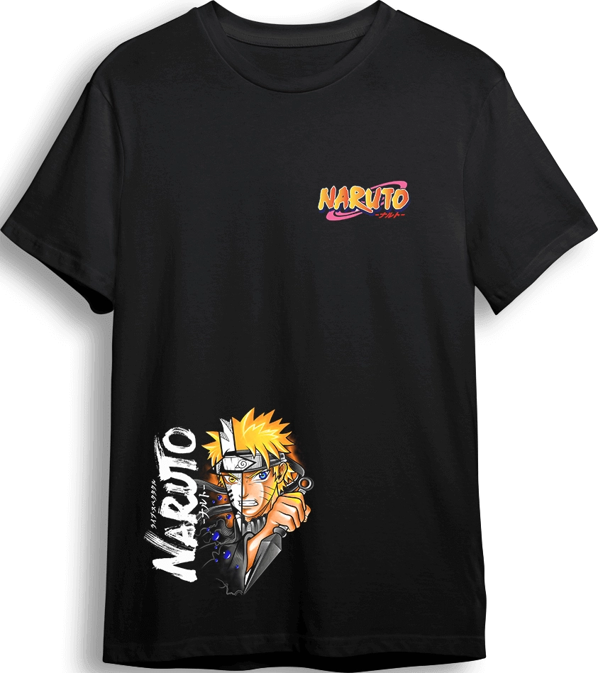 Naruto LOOM Oversized T-Shirt - Black  for sale in Egypt from Games2Egypt