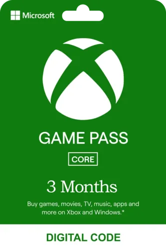  Xbox Game Pass Core 3 Months Key Mexico