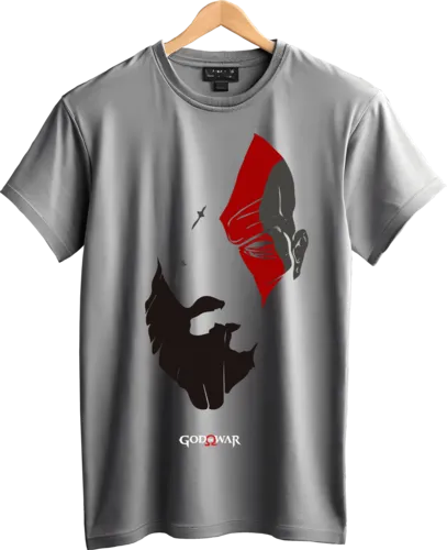 God of war Kratos LOOM Oversized Gaming T-Shirt