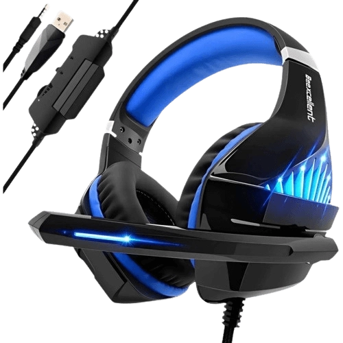 Beexcellent GM5 Wired Gaming Headset - Blue