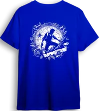 Uncharted 4 A Thief's End LOOM Oversized Gaming T-Shirt - Blue  for sale in Egypt from Games2Egypt