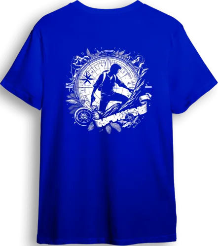 Uncharted 4 A Thief's End LOOM Oversized Gaming T-Shirt - Blue