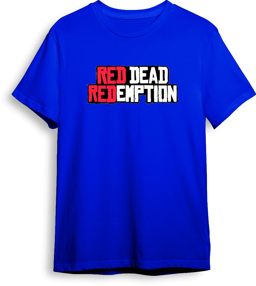 Red Dead Redemption LOOM Oversized Gaming T-Shirt - Blue  for sale in Egypt from Games2Egypt