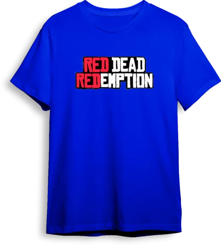 Red Dead Redemption LOOM Oversized Gaming T-Shirt - Blue  for sale in Egypt from Games2Egypt