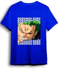 Roronoa Zoro LOOM Oversized One Piece Anime T-Shirt - Blue -  for sale in Egypt from Games2Egypt