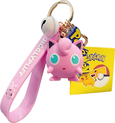 Pokemon Jigglypuff Keychain Medal