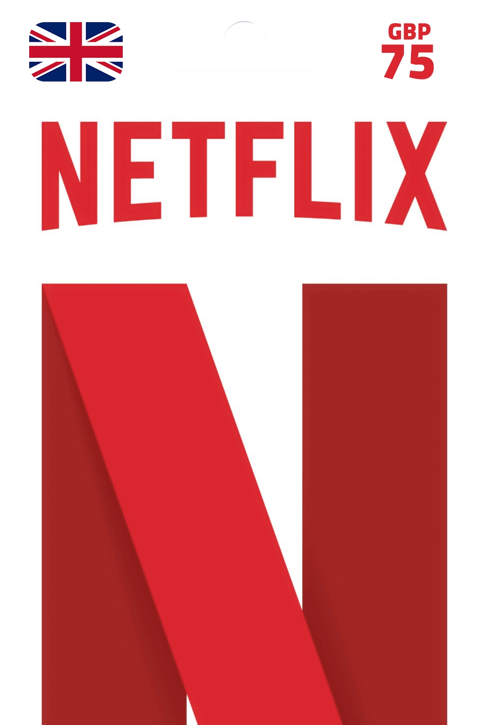 Netflix Gift Card 75 GBP Key - UK  for sale in Egypt from Games2Egypt