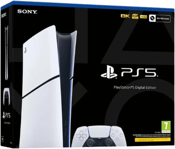 Sony PlayStation 5 Slim Console (Digital Edition) - 1TB - 1Y Warranty