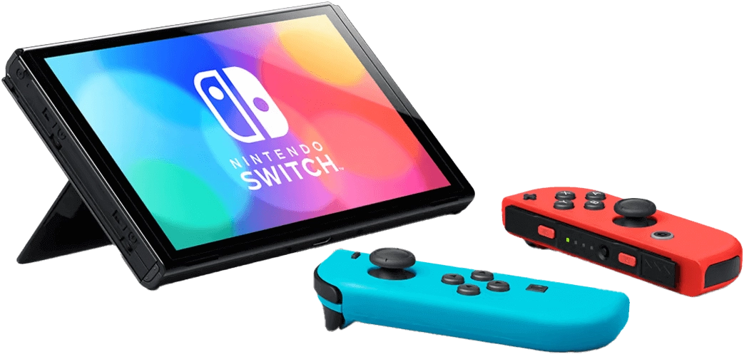 Nintendo Switch Console - OLED Model - Red and Blue  for sale in Egypt from Games2Egypt