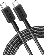 Anker 322 Type-C to Type-C Cable - 3ft Braided - Black -  for sale in Egypt from Games2Egypt