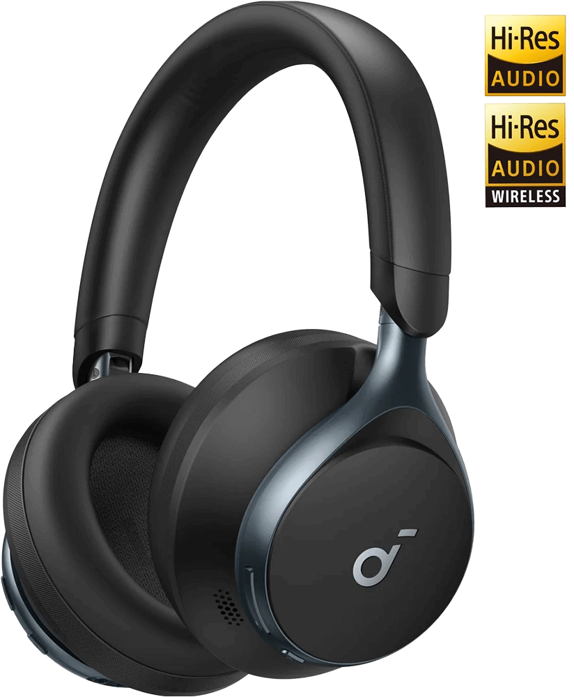 Soundcore by Anker Space One | Active Noise Cancelling Headphones - Jet Black  for sale in Egypt from Games2Egypt