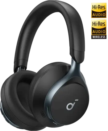 Soundcore by Anker Space One | Active Noise Cancelling Headphones - Jet Black