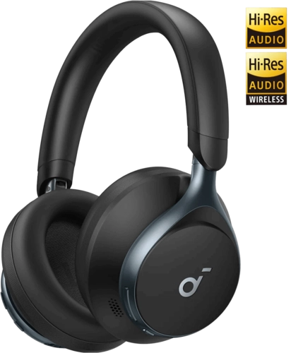 Soundcore by Anker Space One | Active Noise Cancelling Headphones - Jet Black  for sale in Egypt from Games2Egypt