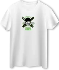 One Piece Roronoa Zoro LOOM Oversized T-Shirt - Off White