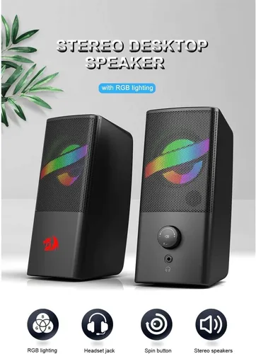 Redragon GS530 Air Gaming Speaker - RGB backlight  for sale in Egypt from Games2Egypt