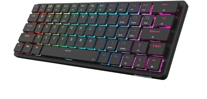 Redragon K624 Pro Mechanical Gaming Keyboard RGB LED Backlit 63 Key  for sale in Egypt from Games2Egypt