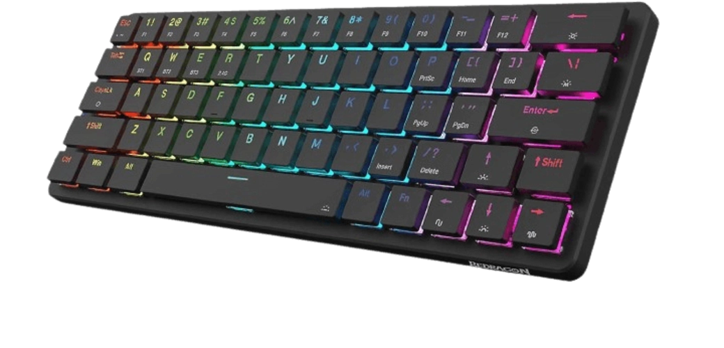 Redragon K624 Pro Mechanical Gaming Keyboard RGB LED Backlit 63 Key  for sale in Egypt from Games2Egypt