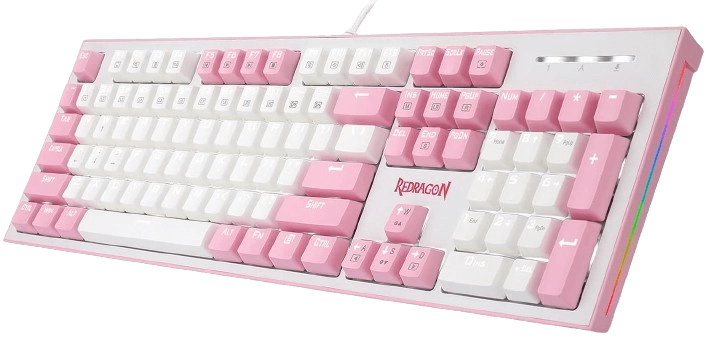 Redragon K623 HADES Dual Color Keys Mechanical Gaming Keyboard  White LED  for sale in Egypt from Games2Egypt