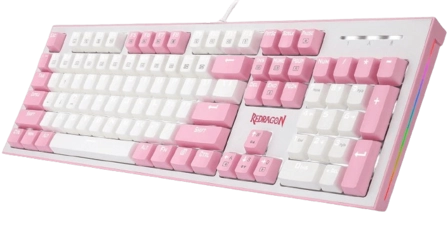 Redragon K623 HADES Dual Color Keys Mechanical Gaming Keyboard  White LED  for sale in Egypt from Games2Egypt