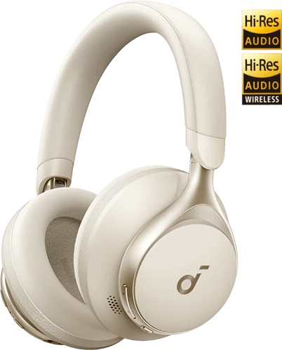 Soundcore by Anker Space One | Active Noise Cancelling Headphones - Latte Cream  for sale in Egypt from Games2Egypt