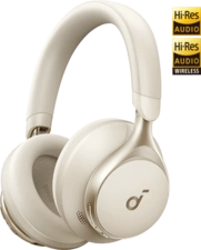 Soundcore by Anker Space One | Active Noise Cancelling Headphones - Latte Cream  for sale in Egypt from Games2Egypt