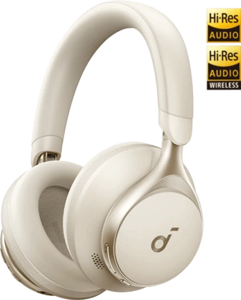 Soundcore by Anker Space One | Active Noise Cancelling Headphones - Latte Cream