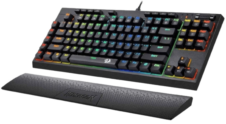 لوحة مفاتيح الألعاب الميكانيكية Redragon K588 Broadsword RGB  للبيع في مصر من خلال Games2Egypt