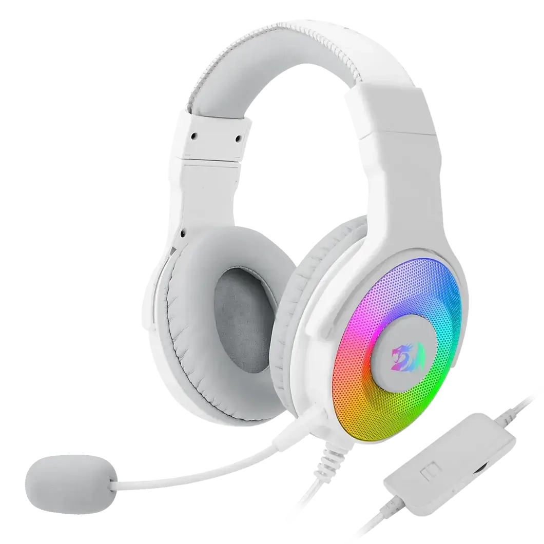 Redragon H350 Pandora RGB Wired Gaming Headset - WHITE  for sale in Egypt from Games2Egypt