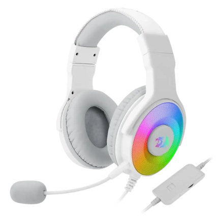 Redragon H350 Pandora RGB Wired Gaming Headset - WHITE