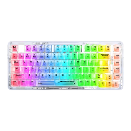 لوحة مفاتيح الألعاب Redragon K649 ذات حشية سلكية بنسبة 78% RGB