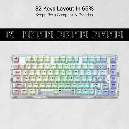 Redragon K649 78% Wired Gasket RGB Gaming Keyboard  for sale in Egypt from Games2Egypt