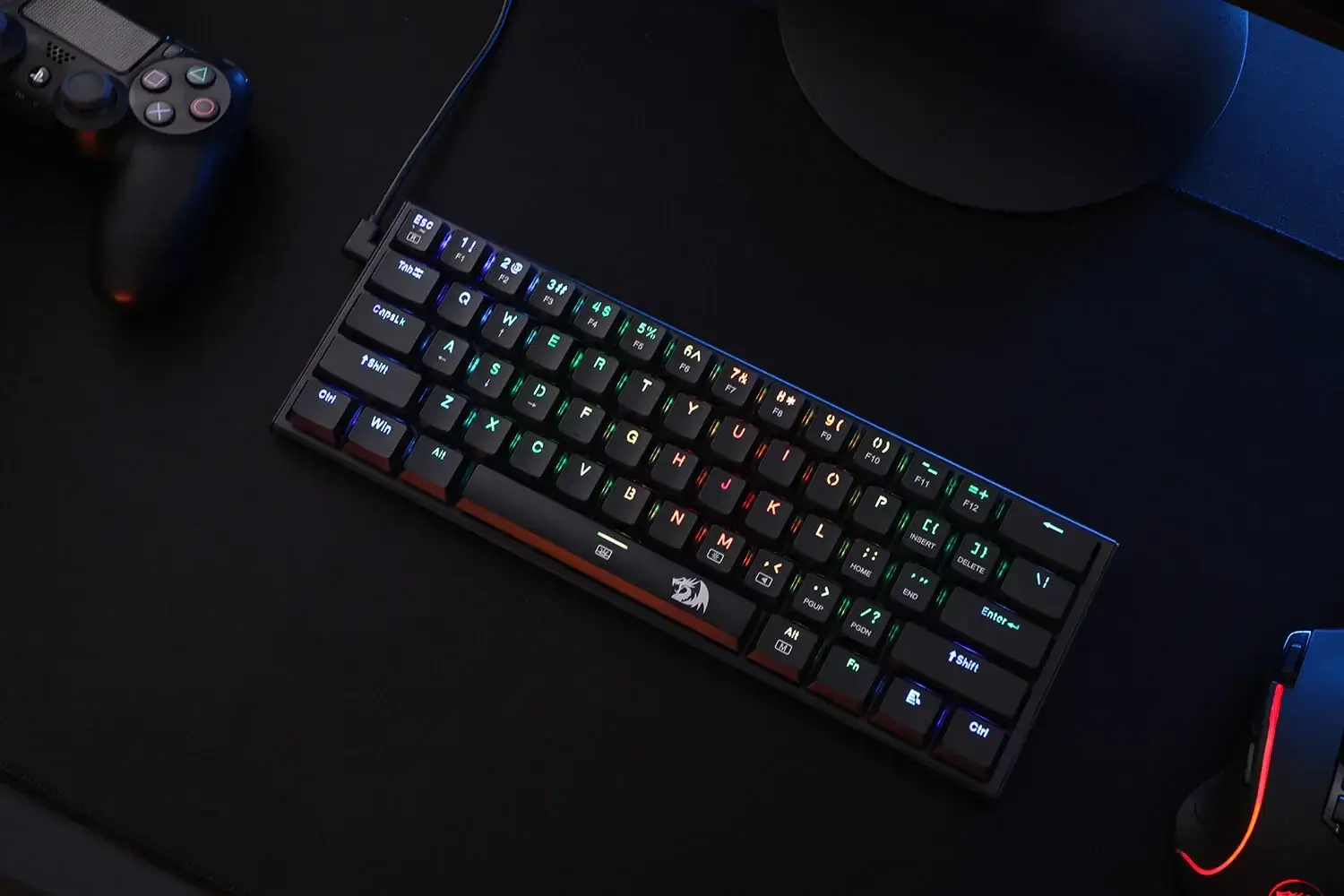 Redragon K614 Anivia 60% Ultra Thin Wired Mechanical Keyboard  for sale in Egypt from Games2Egypt