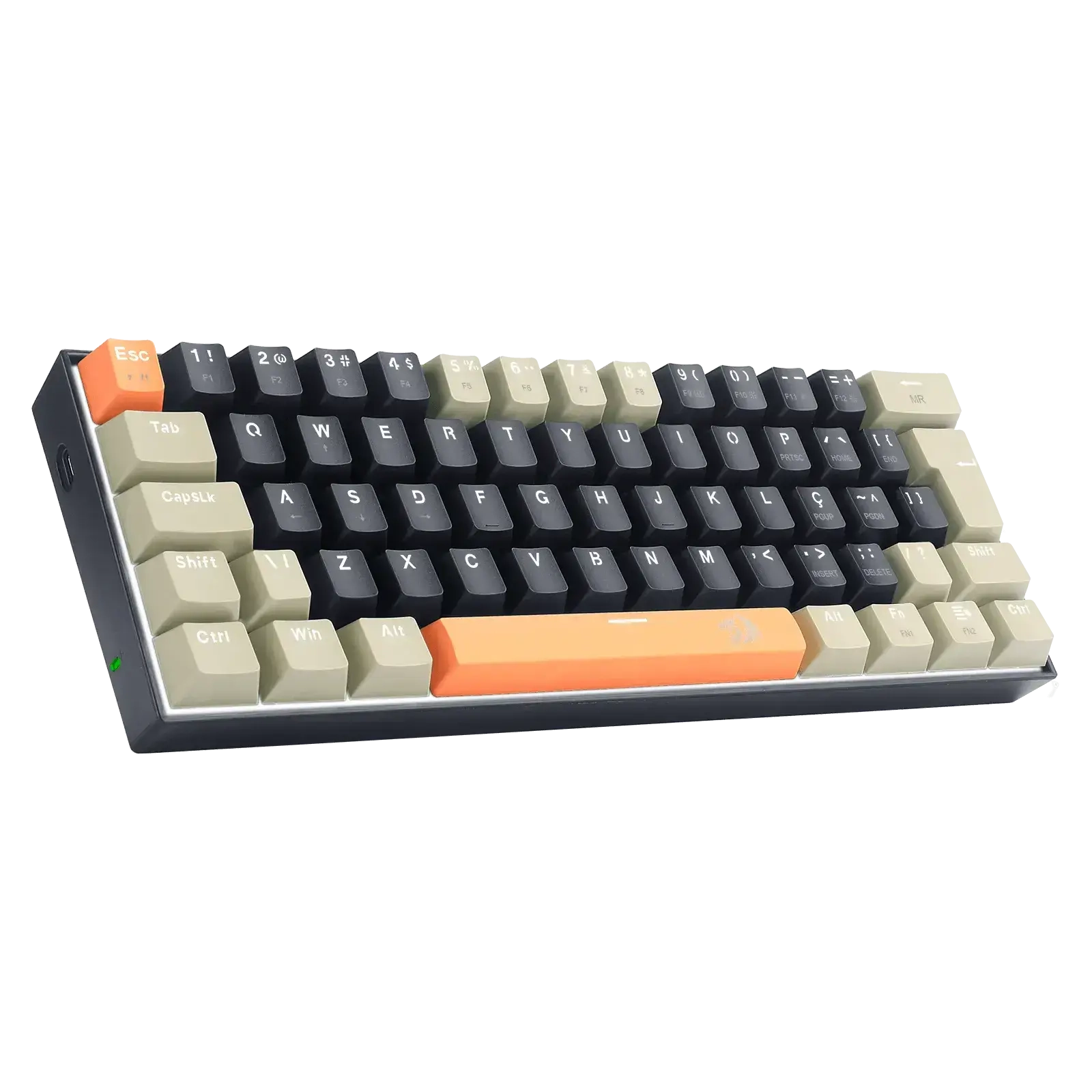 Redragon K606 Lakshmi Gaming Keyboard ORANGE GREY BLACK Brown Switches  for sale in Egypt from Games2Egypt