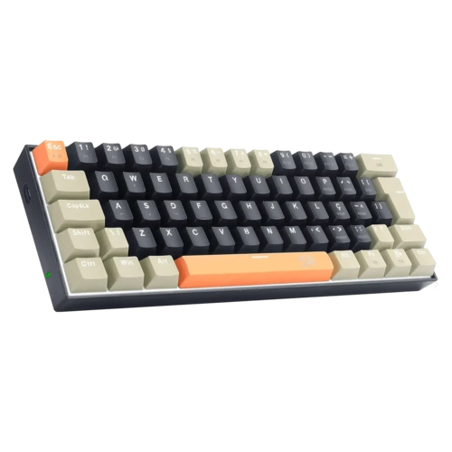 Redragon K606 Lakshmi Gaming Keyboard ORANGE GREY BLACK Brown Switches  for sale in Egypt from Games2Egypt