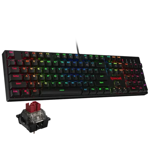 Redragon K582 SURARA RGB LED Backlit Mechanical Gaming Keyboard  for sale in Egypt from Games2Egypt