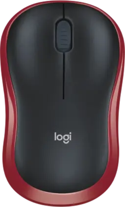 Logitech M185 Wireless Gaming Mouse - Red