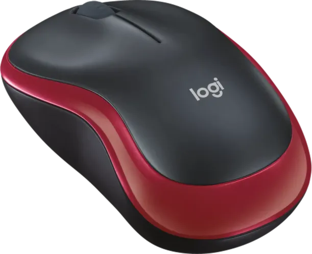 Logitech M185 Wireless Gaming Mouse - Red