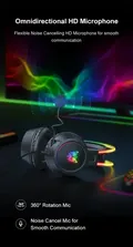 Onikuma X15 Pro Wired RGB Gaming Headset - Black