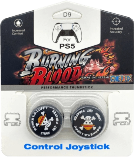 One Piece Burning Blood Skull Analog Freek and Grips for PS5 and PS4 - Black  for sale in Egypt from Games2Egypt