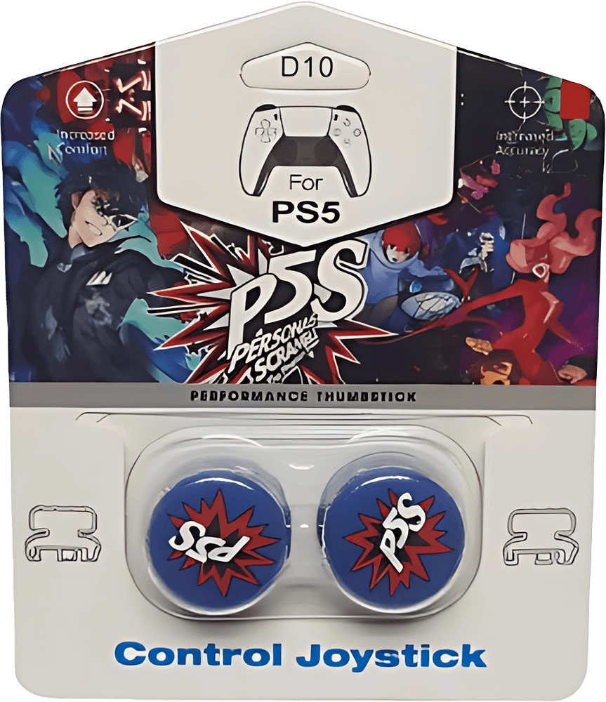 Persona 5 Analog Freek and Grips for PS5 and PS4 - Blue  for sale in Egypt from Games2Egypt