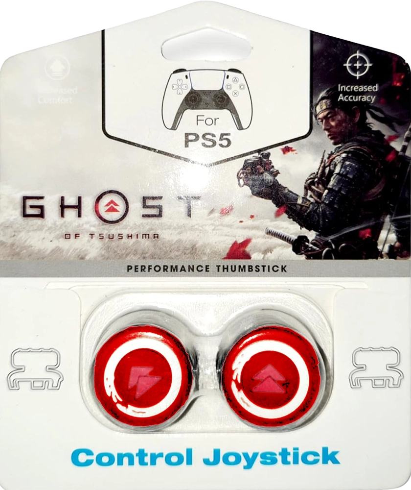 Ghost of Tsushima Analog Freek and Grips for PS5 and PS4 - Red  for sale in Egypt from Games2Egypt