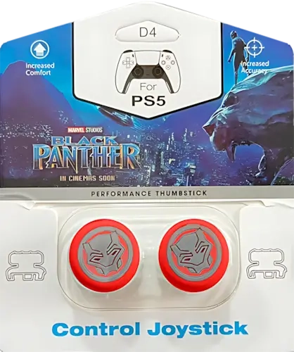 Black Panther Analog Freek FPS for PS5 and PS4 - RED