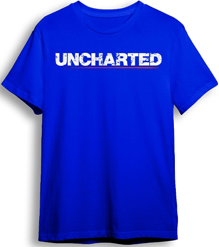 Uncharted 4 A Thief's End LOOM Oversized Gaming T-Shirt - Blue  for sale in Egypt from Games2Egypt