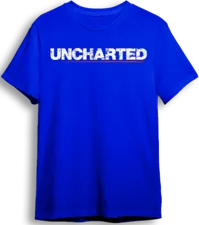 Uncharted 4 A Thief's End LOOM Oversized Gaming T-Shirt - Blue (103362)
