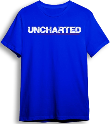 Uncharted 4 A Thief's End LOOM Oversized Gaming T-Shirt - Blue