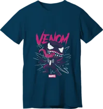 Spider-Man Venom LOOM Kids T-Shirt - Royal (103410)